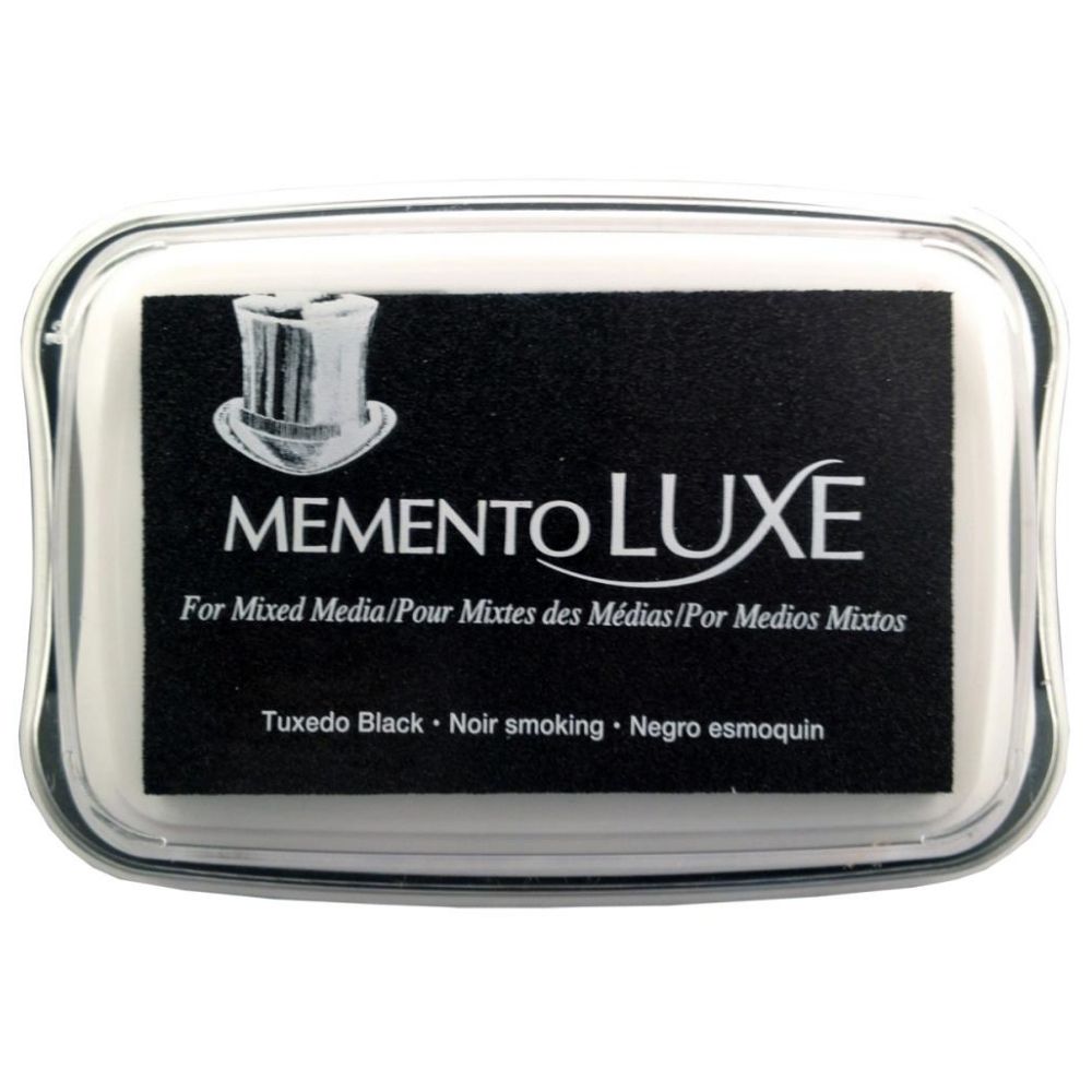 Tuxedo Black Memento Luxe / Cojín de Tinta para Sellos Negro