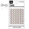 Baker&#39;s Twine Gray and White / Hilo Twine Blanco y Gris