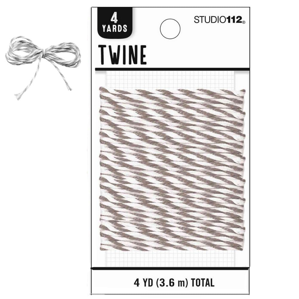 Baker's Twine Gray and White / Hilo Twine Blanco y Gris