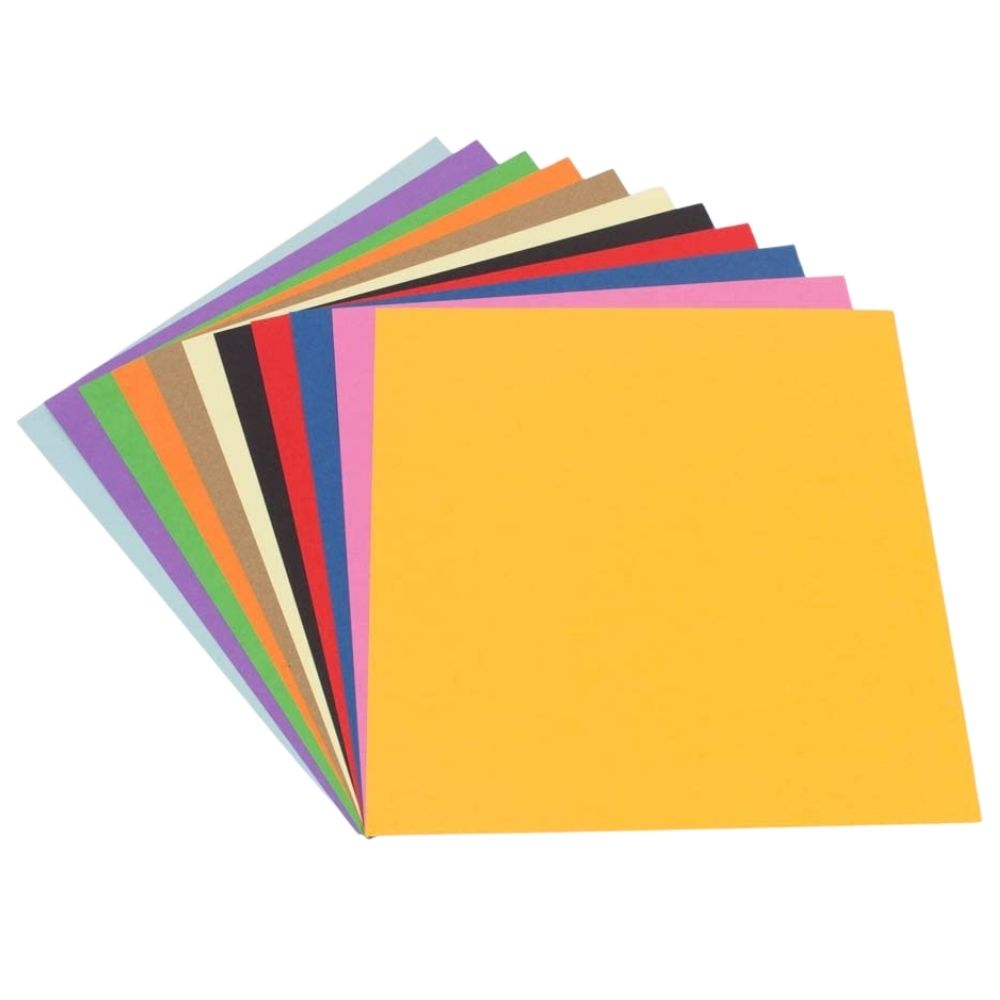 Value Cardstock 12 x 12"  / 102 Hojas de Cartulina de Colores