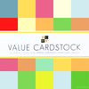 Value Cardstock 12 x 12&quot;  / 102 Hojas de Cartulina de Colores