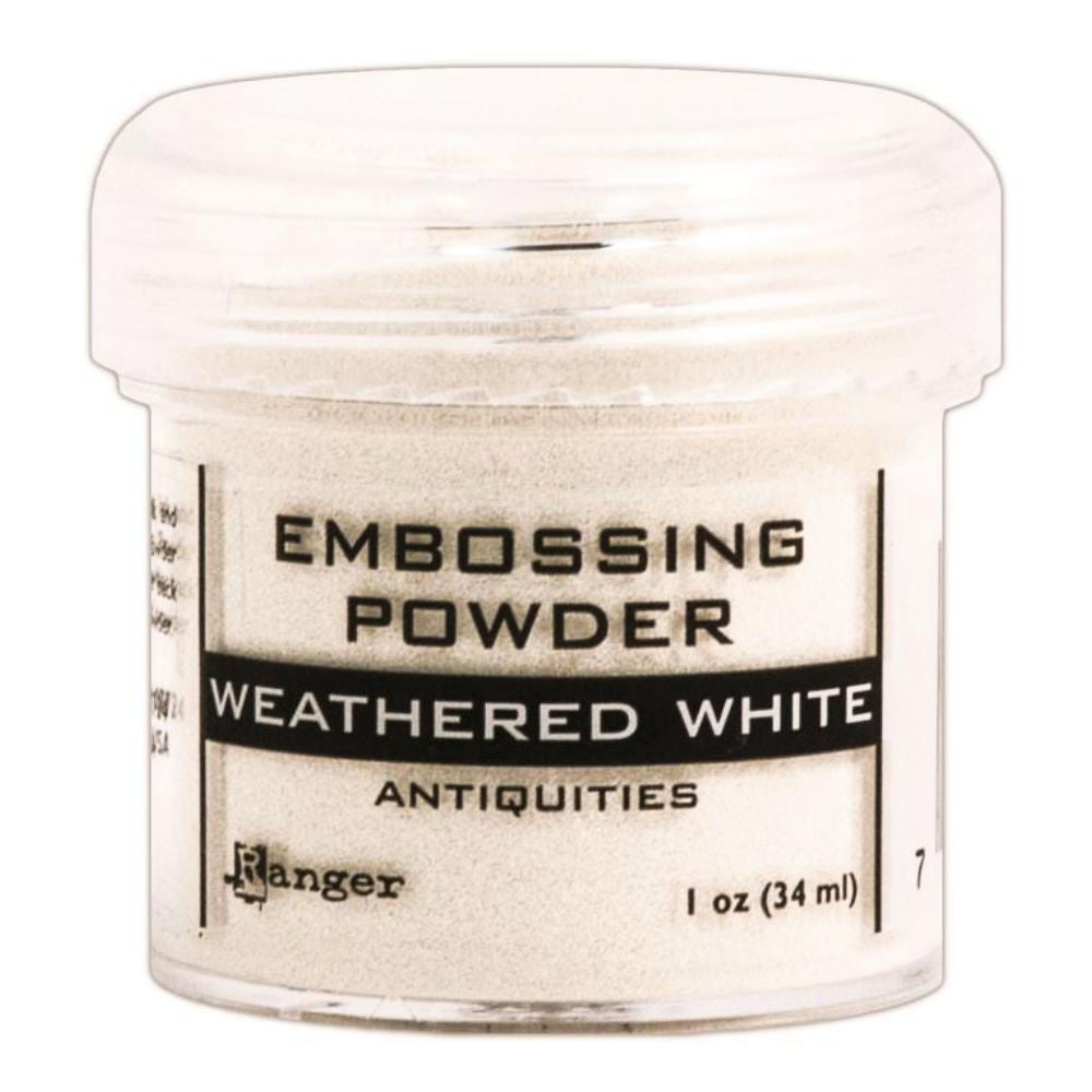Weathered White Embossing Powder / Polvos de Realce Blanco
