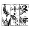Angel Pieces Stamp / Sello de Goma de Ángeles