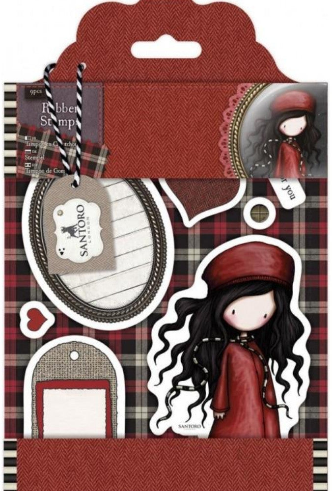 Sellos de Goma Cling Gorjuss / Gorjuss Winter´s Night Descontinuado Santoro